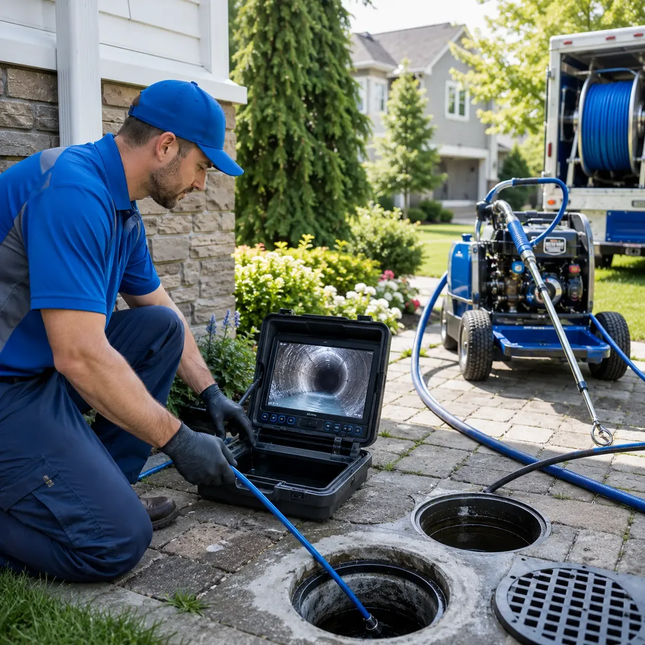 Outdoor drain cleaning professionals serving Jamestown, CA